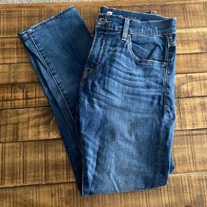7 for all mankind jeans size 31x28.5”